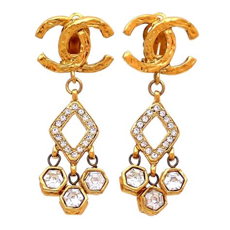 authentic chanel earrings online|Chanel earrings official site.